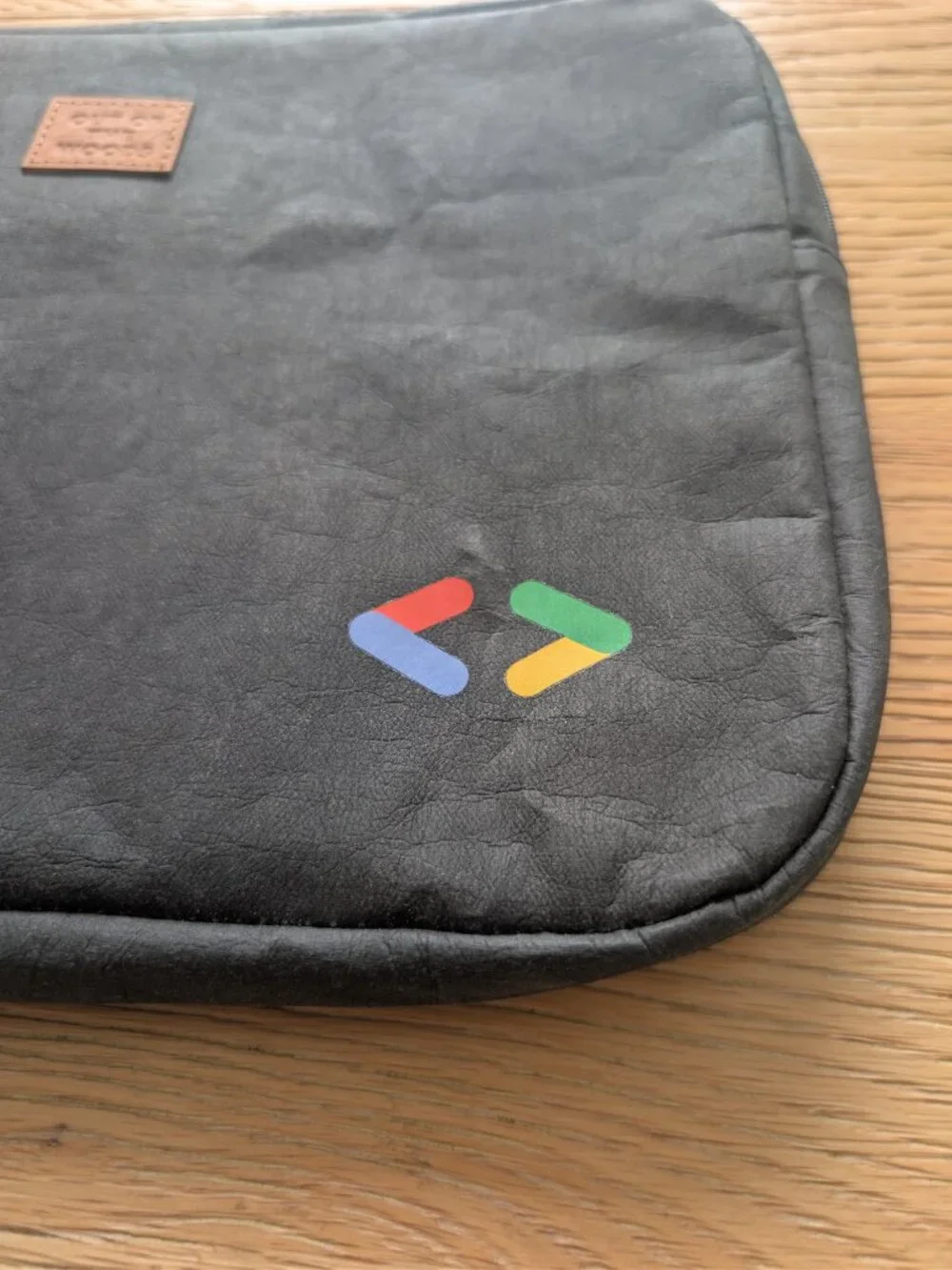 Google Developers branded Out of the Woods laptop / tablet sleeve - new with tag